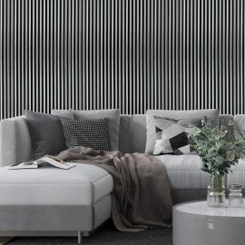 Рейка декоративна PS 2900х120х12мм Чорний зі сріблом SW-00002133