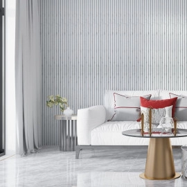 Рейка декоративна PS 2900х120х12мм Білий мармур SW-00002134