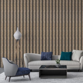 Рейка декоративна PS 2900х120х12мм Сіро-коричневий із золотими вкрапленнями SW-00002138