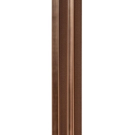 Рейка декоративная PS 2900х120х20мм Под коричневую кожу с бронзой SW-00002147-