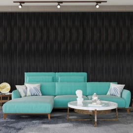 Рейка декоративна PS 2900х120х11мм Чорна SW-00002148