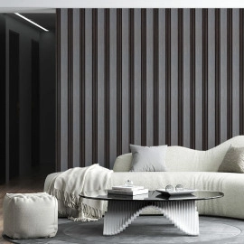 Рейка декоративна PS 2900х160х11мм Сіре дерево з чорним SW-00002149-