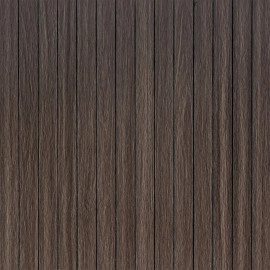 Покриття вінілове самоклеюче 3D рейки 600х600х2,8мм Димчастий каштан SW-00002195