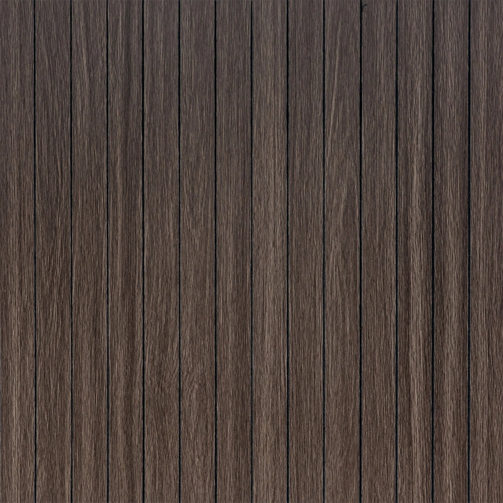 Покриття вінілове самоклеюче 3D рейки 600х600х2,8мм Димчастий каштан SW-00002195