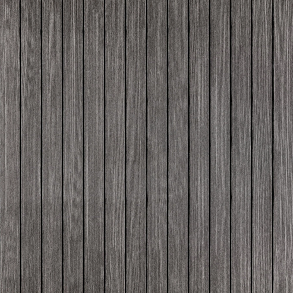 Покриття вінілове самоклеюче 3D рейки 600х600х2,8мм Металевий попіл SW-00002196