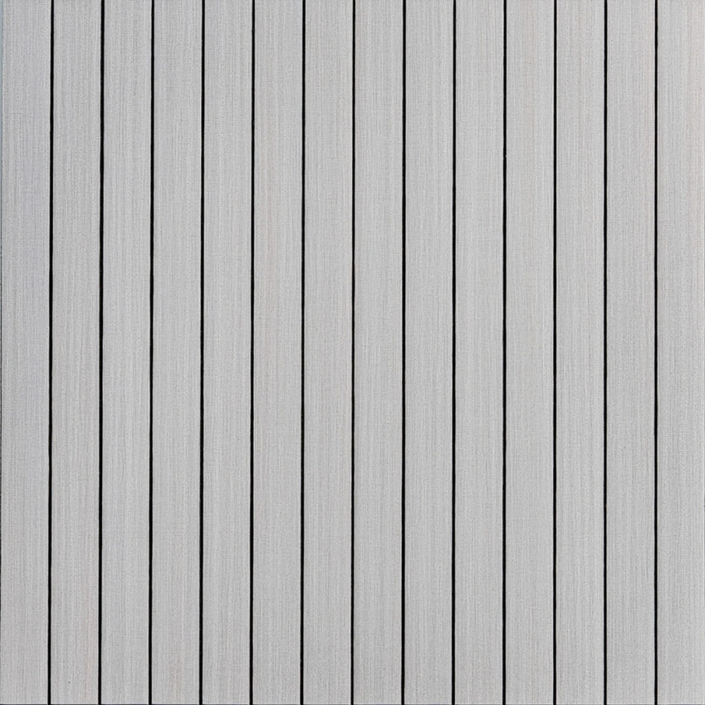 Покриття вінілове самоклеюче 3D рейки 600х600х2,8мм Скандинавський білий шпон SW-00002197