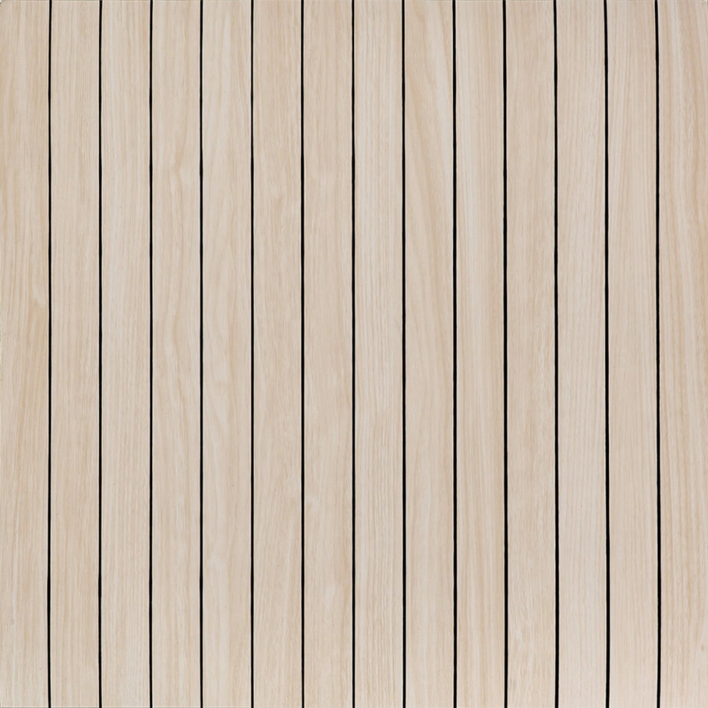 Покриття вінілове самоклеюче 3D рейки 600х600х2,8мм Ясен кремовий SW-00002199