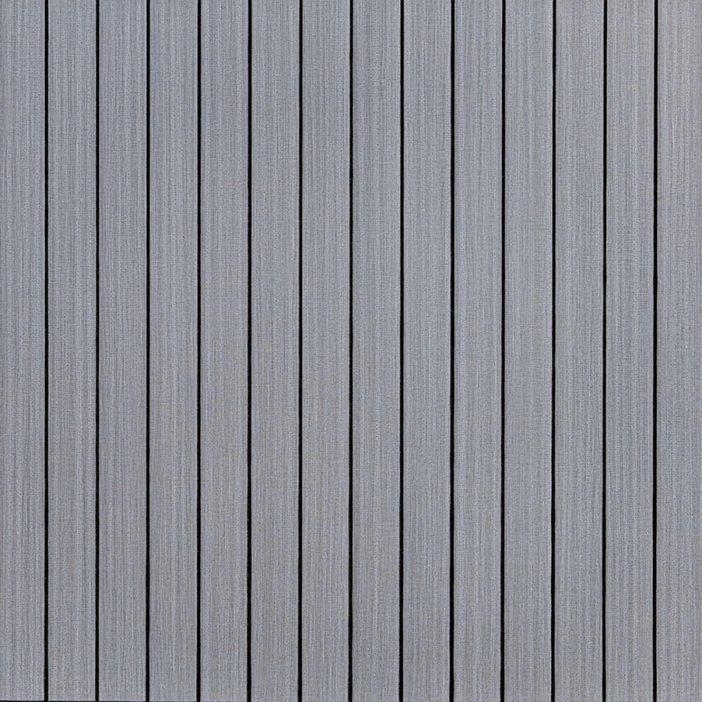 Покриття вінілове самоклеюче 3D рейки 600х600х2,8мм Тік сивий SW-00002206