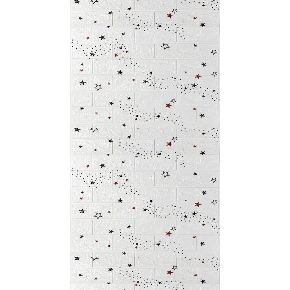 Панель стінова в рулоні 3D 700мм*3,08м*3мм зірки (D) SW-00002265