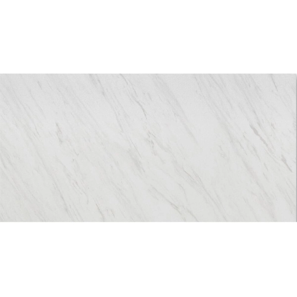 Декоративная ПВХ плита 0,6м х 1,2м х 3мм Белый мрамор SW-00002268