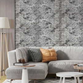 R061-2-20 Панель стінова у рулоні 3D 700х19600х2мм Мармур Чорний (D) SW-00002279