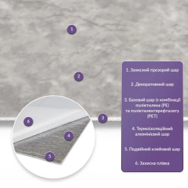 Самоклеюча стінова PET плитка 600х300х2мм SW-00002315