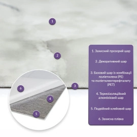 Самоклеюча стінова PET плитка 600х300х2мм SW-00002318