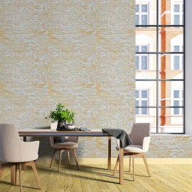 Самоклеюча декоративна 3D панель Камінь бежева рвана цегла700х770х3мм (157) SW-00000486