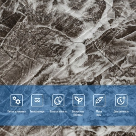 Самоклеюча декоративна 3D панель Камінь сіра рвана цегла700х770х3мм (158) SW-00000487