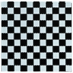 Мозаїка з декоративного скла 298х298х4,5мм Шахматка SW-00002366