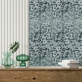 Мозаїка дзеркальна 298х298х4,5мм Срібло SW-00002371