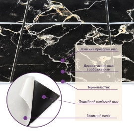 Самоклеюча PET мозаїка 300х300х4мм SW-00002453