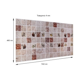 Декоративна ПВХ панель 960х480х4мм SW-00002478