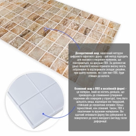 Декоративна ПВХ панель 960х480х4мм SW-00002481