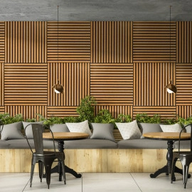 Панель-рейка 680х670х5мм Коричнево-чорний SW-00002533