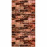 R179-2-3 Панель стінова у рулоні 3D 700мм*3,08м*2мм BROWN (цегла) (D) SW-00002537