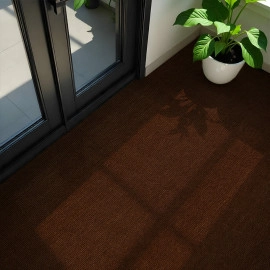 Самоклеюча плитка під ковролін в рулоні коричневий 600х3000мм SW-00002586