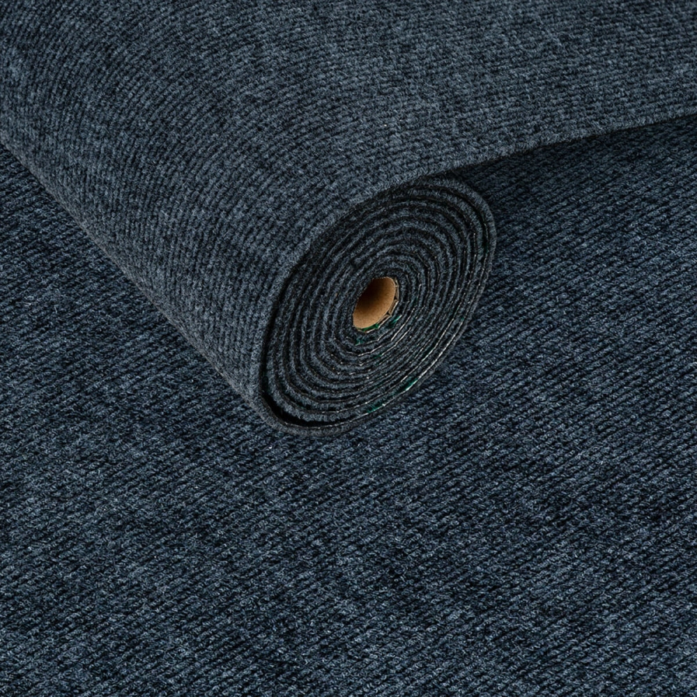 Самоклеюча плитка під ковролін в рулоні темно-сірий 600х3000мм SW-00002587