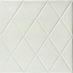 Самоклеюча декоративна настінно-стельова 3D панель Ромби під шкіру 700х700х6мм (161) SW-00000221