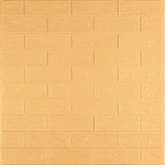 3D панель самоклеюча 700х770х3мм цегла Жовто-пісочна (009-3) SW-00000229