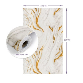 Самоклеюча стінова PET плитка у рулоні 600х3000х2мм SW-00002635