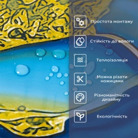 Самоклеюча стінова PET плитка в рулоні 1200х3000х2мм SW-00002664