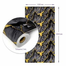 Самоклеюча стінова PET плитка в рулоні 1200х3000х2мм SW-00002670
