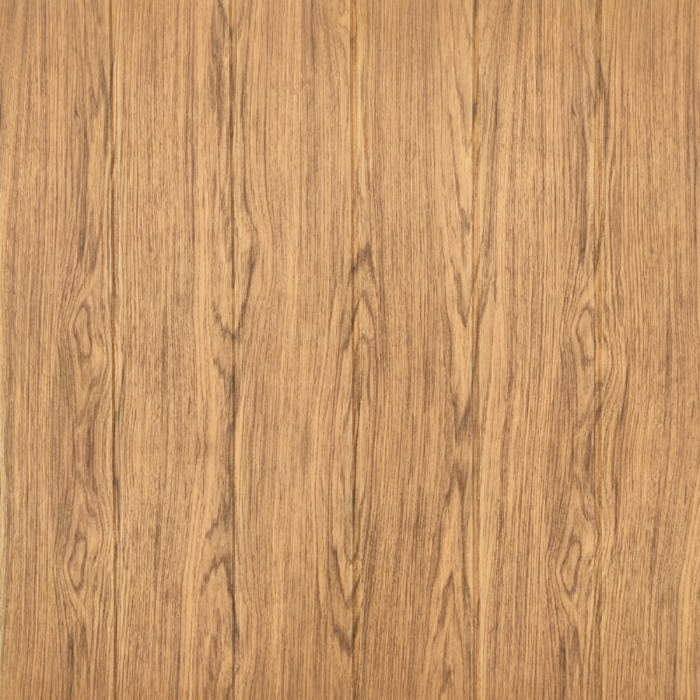 Самоклеюча декоративна 3D панель 700x700x5мм Світлий дуб (090) SW-00000293