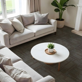 Плитка під ковролін без клейового шару 500х500х4мм Коричнево-сірий SW-00002714