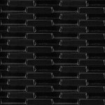 3D панель самоклеюча кладка 700х770х7мм Чорна (038) SW-00000303