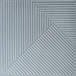 Самоклеюча декоративна 3D панель 500х500х5мм Бамбук Сірий SW-00002878