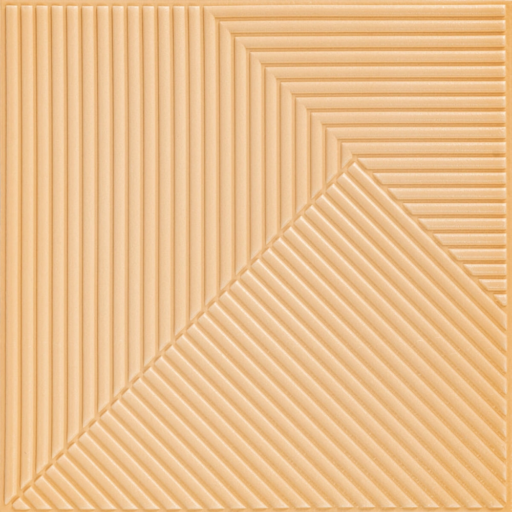 Самоклеюча декоративна 3D панель Бамбук Жовто-пісочний 500х500х5мм SW-00002879