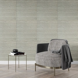 Самоклеюча декоративна 3D панель Бамбук Дерево Біле 500х500х5мм SW-00002883