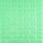 3D панель самоклеюча 700х770х7мм цегла М'ятний (012-7) SW-00000050