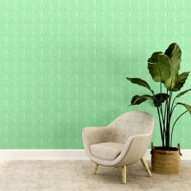 3D панель самоклеюча 700х770х7мм цегла М'ятний (012-7) SW-00000050