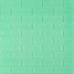 3D панель самоклеюча 700х770х5мм цегла М'ята (012-5) SW-00000148