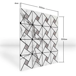 Самоклеюча PET мозаїка 300х300х4мм W-00003256