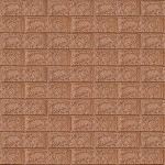 3D панель самоклеюча 700х770х5мм цегла Коричневий (020-5) SW-00000237
