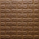 3D панель самоклеюча 700х770х7мм цегла Коричнева (020-7) SW-00000053