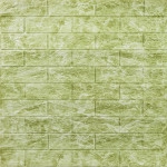 Декоративна 3D панель самоклейка під цеглу DEEP Green (069) SW-00000171