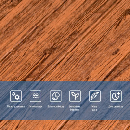 Самоклеюча декоративна 3D панель 700х700х6мм Золоте дерево (082) SW-00000020