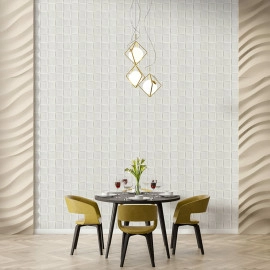 Самоклеюча декоративна 3D панель 700х700х5мм Плетіння (176) SW-00000189