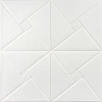 Самоклеюча декоративна настінно-стельова 3D панель 680х670х5.5мм Орігамі (173) SW-00000182