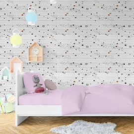 Декоративна 3D панель самоклейка 700х770х5мм Зірки (біла цегла) (021) SW-00000086